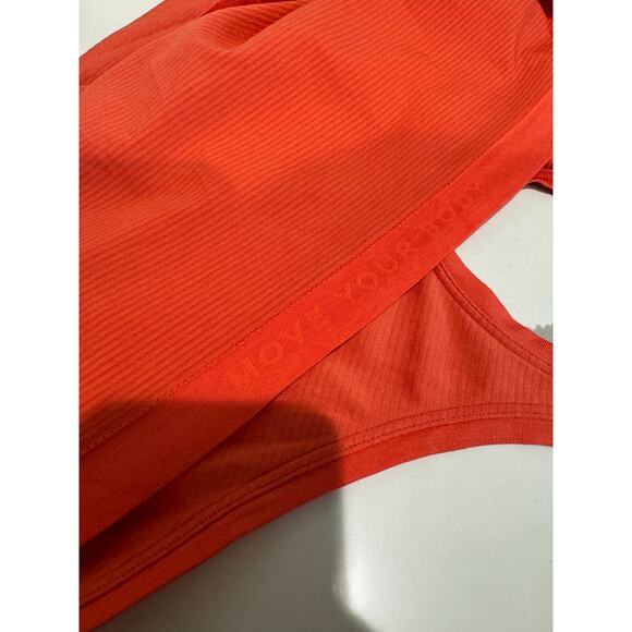 Lululemon Swiftly Tech Racerback Flowy‎ Race Length Size 14 Coral - Picture 6 of 8